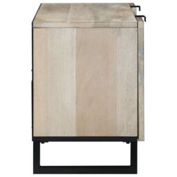 Berkfield Home Entertainment Centres & TV Stands with Shelf with Storage with Door White & Black - thumbnail 4