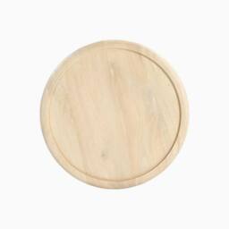 FurnitureboxUK Orizaba Round White Oak Wood Side Table in Light Brown - thumbnail 6