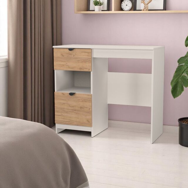 Ready Assembled 2 U Norway 3 Drawer Vanity (Ready Assembled) in Beige - image 1