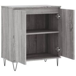 Berkfield Home Sideboard Grey Sonoma 60x35x70 cm Engineered Wood - Size: 60 x 35 x 70 cm - thumbnail 6