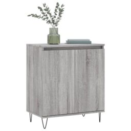 Berkfield Home Sideboard Grey Sonoma 60x35x70 cm Engineered Wood - Size: 60 x 35 x 70 cm - thumbnail 3