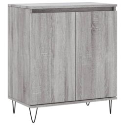 Berkfield Home Sideboard Grey Sonoma 60x35x70 cm Engineered Wood - Size: 60 x 35 x 70 cm - thumbnail 2