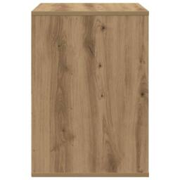 Berkfield Home Corner Chest of Drawers Artisian Oak 80x41x58 cm Engineered Wood in Brown - Size: 80 x 41 x 58 cm - thumbnail 6
