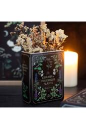 KDMD Poisonous Plants Book Vase - Dark Elegant Floral Decor in Black - thumbnail 1