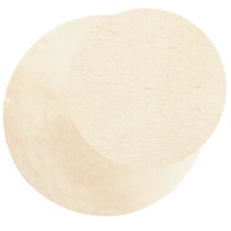 Berkfield Home Rug HUARTE Short Pile Soft & Washable Cream √ò 80 cm - Size: Medium - thumbnail 3