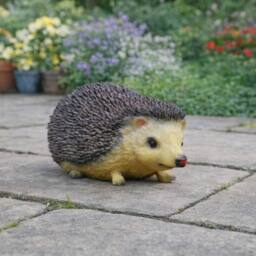 Gifts Direct 2 U Lifelike Woodland Hedgehog Resin Ornament in Brown - thumbnail 2