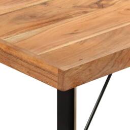 Berkfield Home Bar Table 150x70x107 cm Solid Wood Acacia & Iron in Brown - Size: 150 x 70 x 107 cm - thumbnail 5