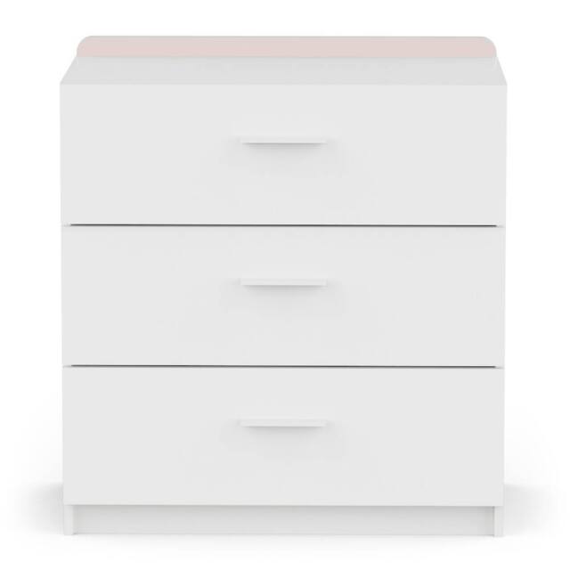 CALICOSY ARLO 3-Drawer Chest, White, 77 Cm Wide in White - image 1