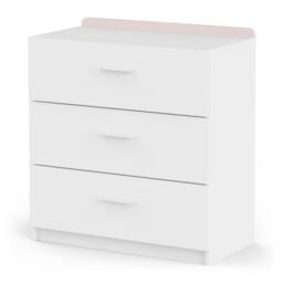 CALICOSY ARLO 3-Drawer Chest, White, 77 Cm Wide in White - thumbnail 5