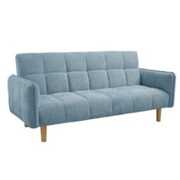 Home Detail Bergamot Sofa Bed in Blue - Size: 3 Seater - thumbnail 3