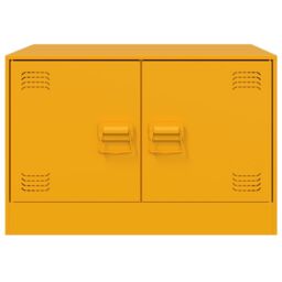 Berkfield Home Coffee Table Mustard Yellow 67x50x44 cm Steel - Size: 67 x 50 x 44 cm - thumbnail 6