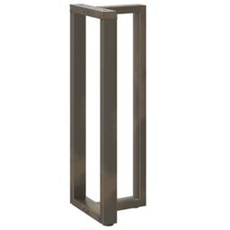 Berkfield Home Bar Table Legs T-Shaped¬†2 pcs Natural Steel 40x35x(110-111) cm Steel in Black - thumbnail 4