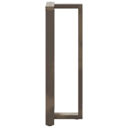 Berkfield Home Bar Table Legs T-Shaped¬†2 pcs Natural Steel 40x35x(110-111) cm Steel in Black - thumbnail 5