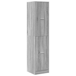 Berkfield Home Apothecary Cabinet¬†Grey Sonoma 40x41x174.5 cm Engineered Wood in Grey - thumbnail 3