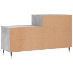 Berkfield Home Shoe Cabinet Concrete Grey 102x36x60 cm Engineered Wood - Size: 102 x 36 x 60 cm - thumbnail 6