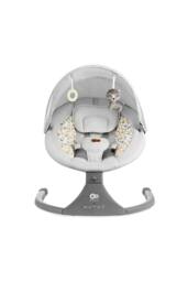 Kinderkraft LUMI 2 Baby Electric Rocker Bouncer Side To Side Mains or Batteries in Light Grey - thumbnail 5