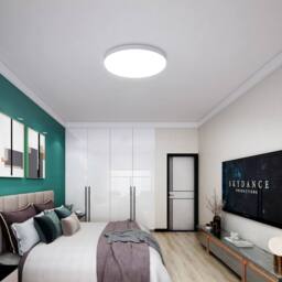 Goeco Round LED Ceiling Light 32W IP54 Waterproof 6500K for Bathroom Bedroom in White - thumbnail 5