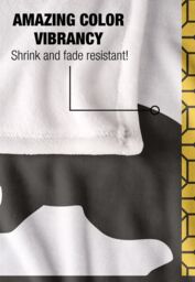 Harry Potter Blanket, 152x127 cm House Pride Hufflepuff Silky Touch Super Soft Throw Blanket in White - thumbnail 4