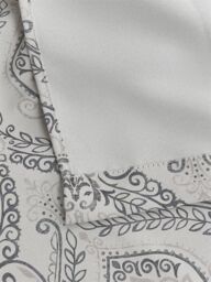 Luxury Living Victoria Room Darkening Ring Top Curtains in Silver - Size: 168 cm width x 229 cm drop - thumbnail 4
