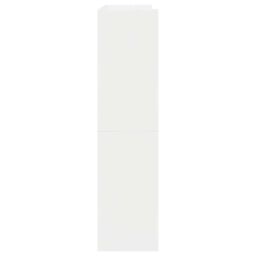 Berkfield Home Shoe Rack White 80x25x62 cm Engineered Wood - Size: 80 x 25 x 62 cm - thumbnail 5
