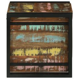 Berkfield Home Storage Box Multicolor 40 x 40 x 40 cm Solid Acacia wood in Brown - thumbnail 6