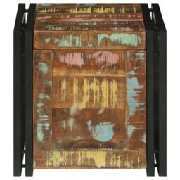 Berkfield Home Storage Box Multicolor 40 x 40 x 40 cm Solid Acacia wood in Brown - thumbnail 5