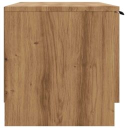 Berkfield Home TV Cabinet Artisan Oak 102x35x36.5 cm Engineered Wood in Brown - thumbnail 5