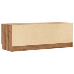 Berkfield Home TV Cabinet Artisan Oak 102x35x36.5 cm Engineered Wood in Brown - thumbnail 6