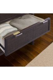 Teamson Home Hatteras Chest of Drawers 6 Drawer Bedroom Dresser in Dark Brown - thumbnail 4
