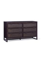 Teamson Home Hatteras Chest of Drawers 6 Drawer Bedroom Dresser in Dark Brown - thumbnail 1