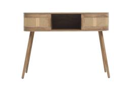 Birlea Rattan Console Table Sark Hall Table Dressing Table in Beige - Size: 1 Pack - thumbnail 8
