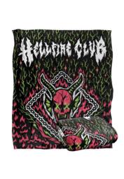 Stranger Things Hellfire Club Neon Flames Sketch 152 X 127 Cm Blanket in White - thumbnail 2