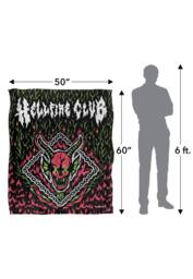 Stranger Things Hellfire Club Neon Flames Sketch 152 X 127 Cm Blanket in White - thumbnail 5