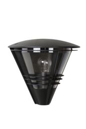Lucide 'LIVIA' Dimmable Stylish Modern Decorative Outdoor Wall Light 1xE27 in Black - thumbnail 2