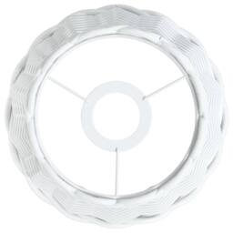Berkfield Home Ceiling Lamp Shade White √ò20x15 cm Wicker - Size: 20x15 cm - thumbnail 5
