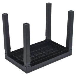 EONLION Large Black Plastic Garden Table Bench Weather Proof Plastic Furniture Outdoor - thumbnail 3