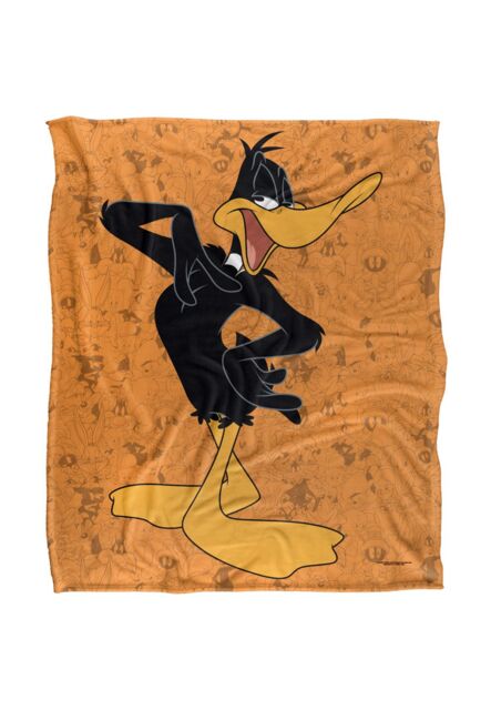 Warner Brothers Looney Tunes Officially Licensed Silky Touch Super Soft Throw Blanket 152 x 127 cm in White - image 1