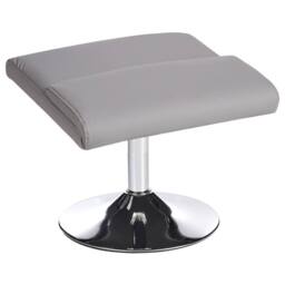Wyld and Coco Matt Grey Faux Leather Recliner Armchair with Heated 5-Point Massage - thumbnail 9