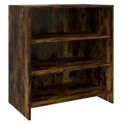 Berkfield Home 3 Piece Sideboard Smoked Oak Engineered Wood in Brown - thumbnail 4