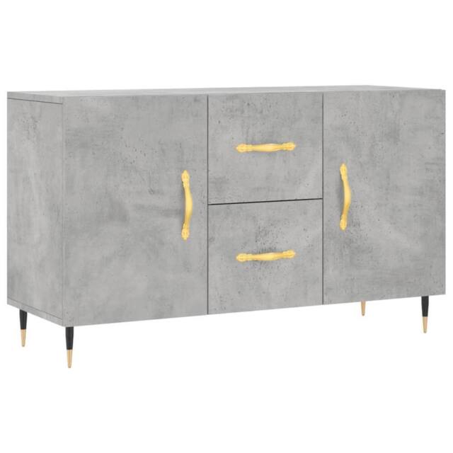 Berkfield Home Sideboard Concrete Grey 100x36x60 cm Engineered Wood - Size: 100 x 36 x 60 cm - image 1