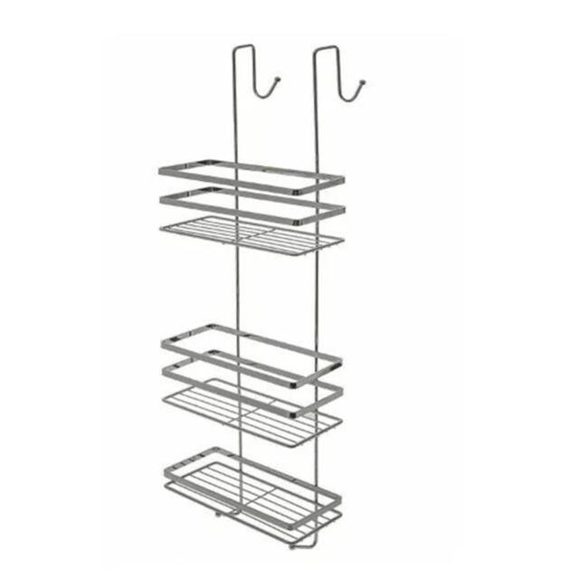 Nordara Shower Shelf 3 Tier Hanging Shower Caddy in Silver - Size: 180 cm width x 180 cm drop - image 1