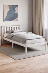 Home Discount Vida Designs Milan Single Double King Size Wooden Bed Low Foot Bedroom Furniture - thumbnail 2