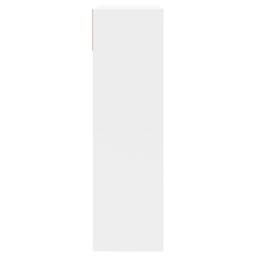 Berkfield Home Shoe Cabinet with 2 Flip-Drawers White 80x34x116 cm - Size: 80 x 34 x 116 cm - thumbnail 7