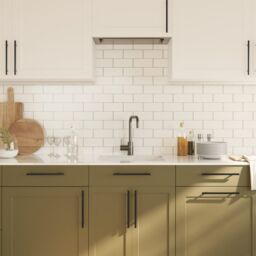 Berkfield Home Cabinet Handles 5 pcs Black 192 mm Stainless Steel - thumbnail 4