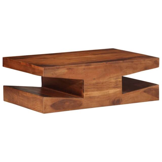 Berkfield Home Coffee Table 90x60x30 cm Solid Wood Acacia in Brown - Size: 90 x 60 x 30 cm - image 1
