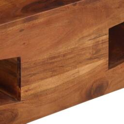 Berkfield Home Coffee Table 90x60x30 cm Solid Wood Acacia in Brown - Size: 90 x 60 x 30 cm - thumbnail 6