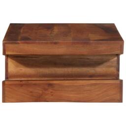 Berkfield Home Coffee Table 90x60x30 cm Solid Wood Acacia in Brown - Size: 90 x 60 x 30 cm - thumbnail 3