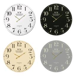Orsina Destini Classical Black MDF Wall Clock - thumbnail 2