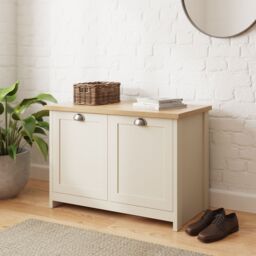 GFW Lancaster Shoe Storage in Cream
