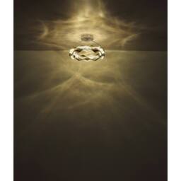 Netlighting Karilion Integrated LED Semi Flush Ceiling Light Chrome LED 4000K in Grey - thumbnail 3